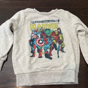 Marvel sweatshirt size 5T